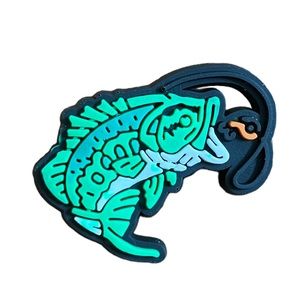 Fish Fishing Croc Charm